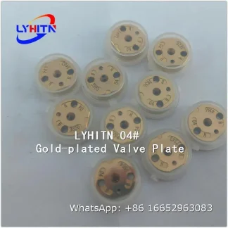 orifice 04# gold‑plated valve plate parts for denso injector - lyhitn auto parts