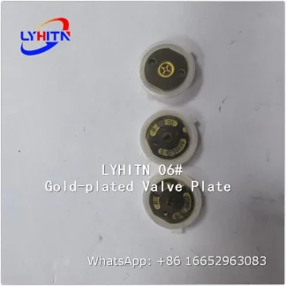 orifice 06# gold‑plated valve plate parts for denso injector - lyhitn auto parts