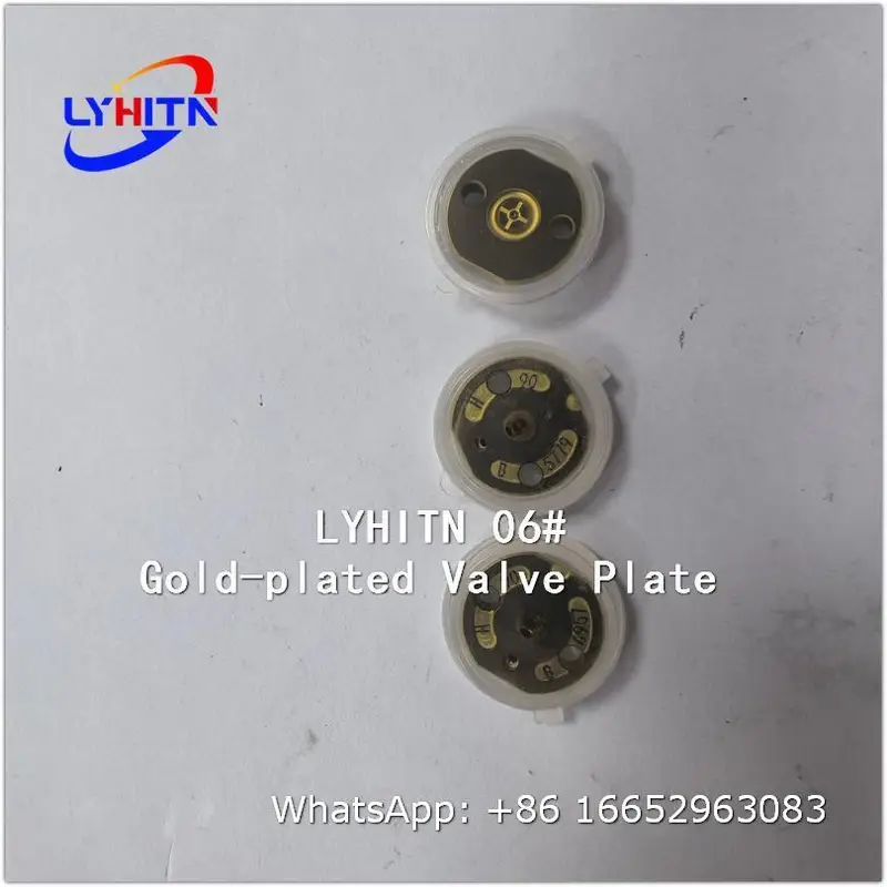 orifice 06# gold‑plated valve plate parts for denso injector - lyhitn auto parts