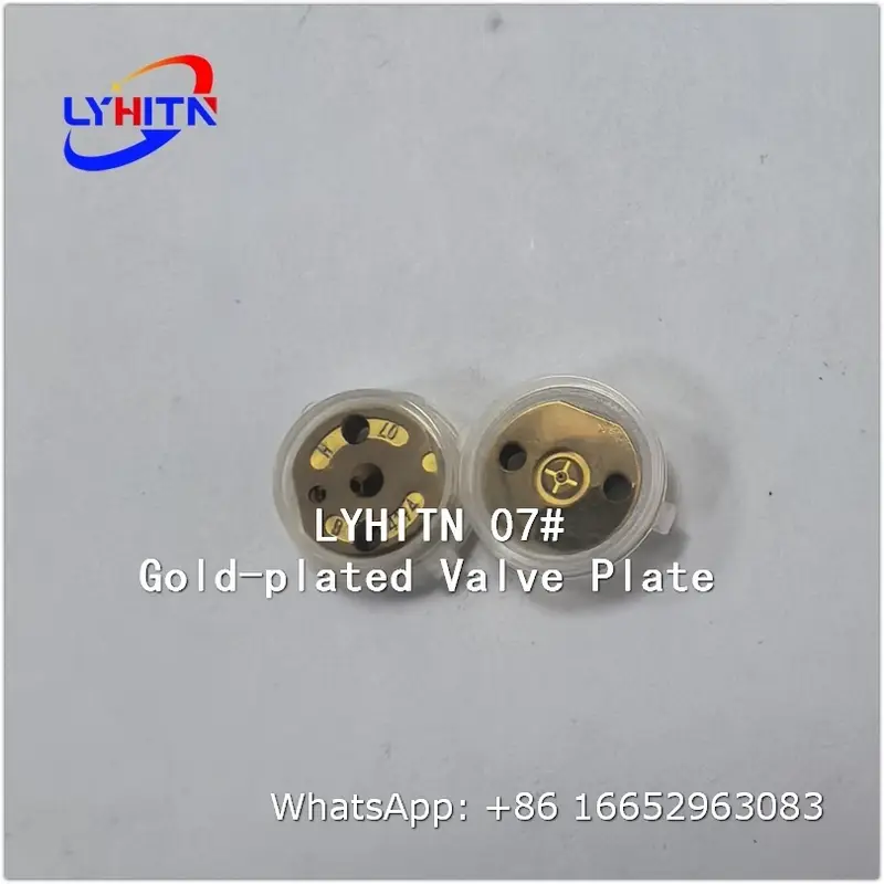 orifice 07# gold‑plated valve plate parts for denso injector - lyhitn auto parts