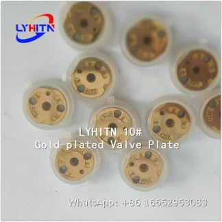 orifice 10# gold‑plated valve plate parts for denso injector - lyhitn auto parts