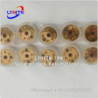 orifice 19# gold‑plated valve plate parts for denso injector - lyhitn auto parts