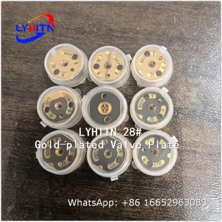 orifice 28# gold‑plated valve plate parts for denso injector - lyhitn auto parts