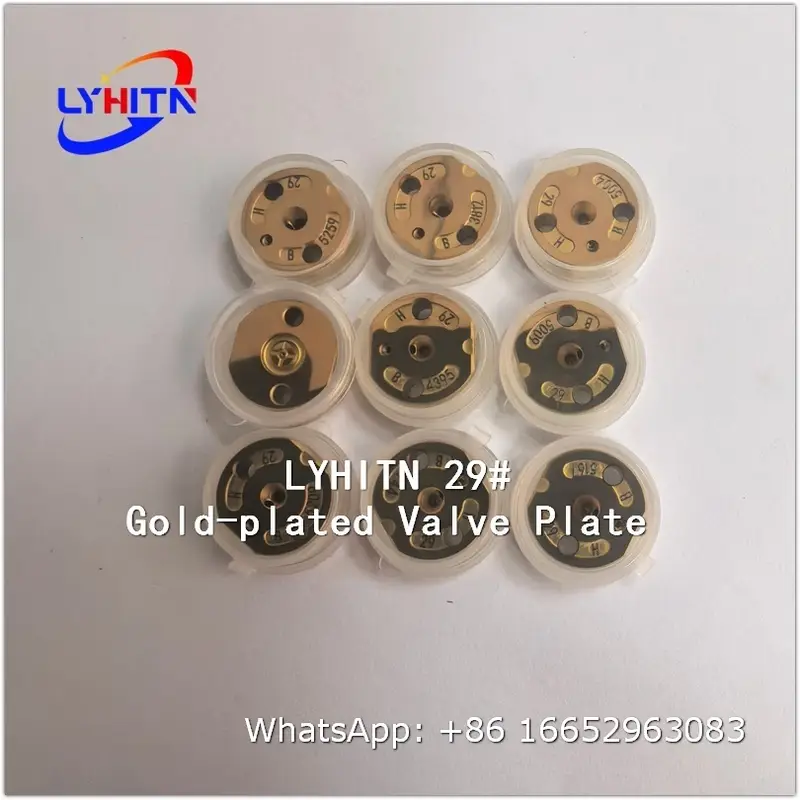 orifice 29# gold‑plated valve plate parts for denso injector - lyhitn auto parts
