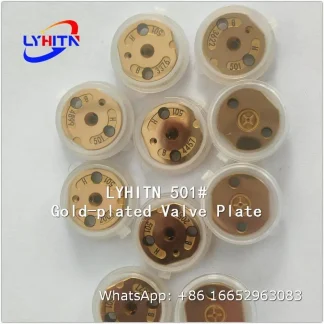 orifice 501# gold‑plated valve plate parts for denso injector - lyhitn auto parts