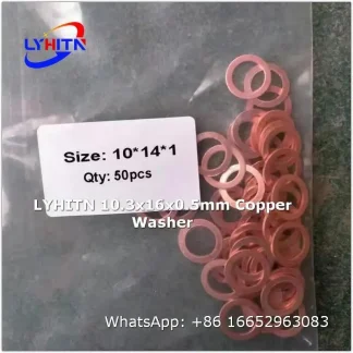 adjustment shim 10x14x1mm copper washer factory direct price - lyhitn auto parts