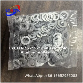 adjustment shim 12x19x1mm two-hole aluminum washer factory direct price - lyhitn auto parts