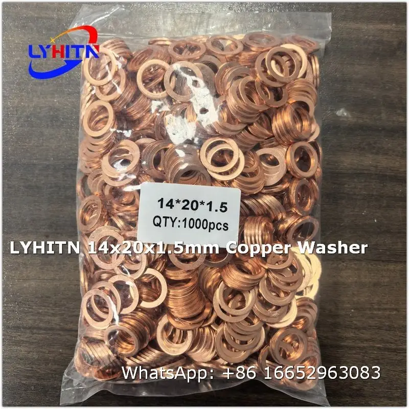 adjustment shim 14x20x1.5mm copper washer factory direct price - lyhitn auto parts