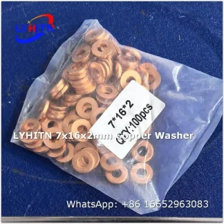 adjustment shim 7x16x2mm copper washer factory direct price - lyhitn auto parts