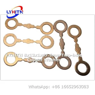 adjustment shim 8x13x1x47.5mm two-hole copper washer factory direct price - lyhitn auto parts