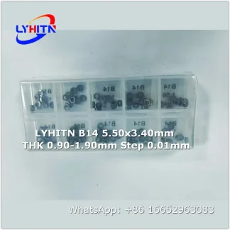 adjustment shim b14 5.50x3.40mm thk 0.90-1.90mm step 0.01mm factory direct price - lyhitn auto parts