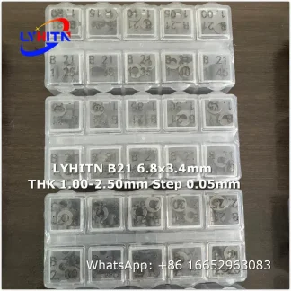 adjustment shim b21 6.8x3.4mm thk 1.00-2.50mm step 0.05mm factory direct price - lyhitn auto parts