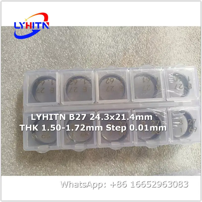 adjustment shim b27 24.3x21.4mm thk 1.50-1.72mm step 0.01mm factory direct price - lyhitn auto parts