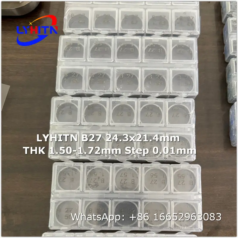 adjustment shim b27 24.3x21.4mm thk 1.50-1.72mm step 0.01mm factory direct price - lyhitn auto parts
