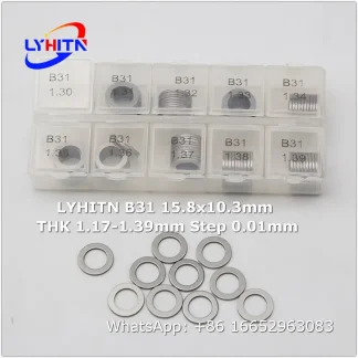 adjustment shim b31 15.8x10.3mm thk 1.17-1.39mm step 0.01mm factory direct price - lyhitn auto parts