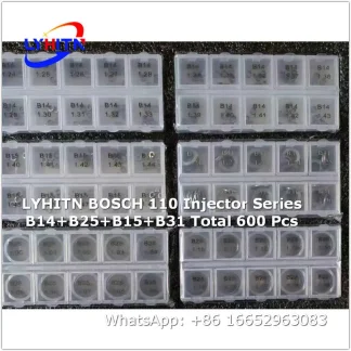 adjustment shim bosch 110 injector series b14+b25+b15+b31 total 600 pcs factory direct price - lyhitn auto parts