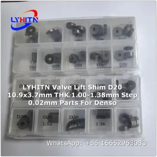 adjustment shim valve lift shim d20 10.9x3.7mm thk 1.00-1.38mm step 0.02mm parts for denso factory direct price - lyhitn auto parts