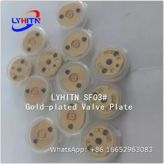 orifice sf03# gold‑plated valve plate parts for denso injector - lyhitn auto parts